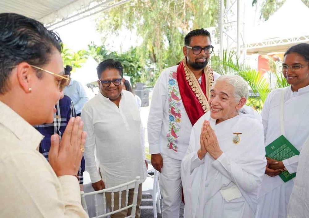 With H.E. Dr Mohamed Irfaan Ali, President of Guyana and Dr Ashni Singh, Senior Minister in the Office of the President, and the Hon. Susan Rodrigues, Minister of Tourism, Industry and Commerce, 2026. With H.E. Dr Mohamed Irfaan Ali, President of Guyana and Dr Ashni Singh, Senior Minister in the Office of the President, and the Hon. Susan Rodrigues, Minister of Tourism, Industry and Commerce, 2026.