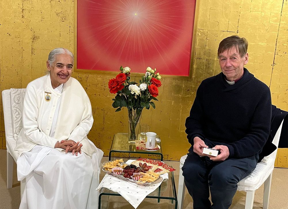 With Bishop Philip Huggins, The Compassion Network, Anglican Church of Australia, 2023