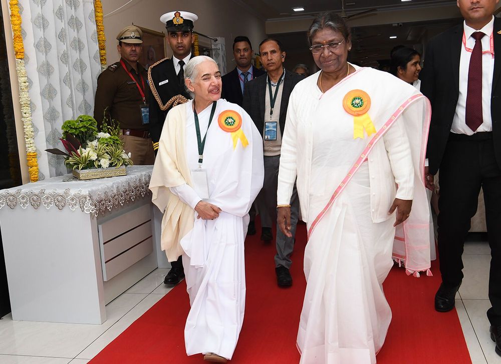 With the President of India, Smt Droupadi Murmu, 2023 
