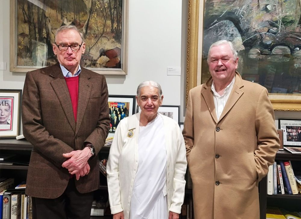 With Bob Carr, former New South Wales Premier, Australia, 2023